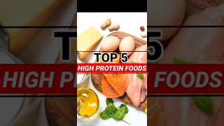 TOP 5 HIGH PROTEIN FOODS FOR MUSCLE GAIN