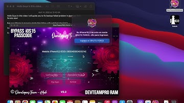 iOS 15 Passcode bypass complete guide !!  Backup failed fixed !! Devteam Ram