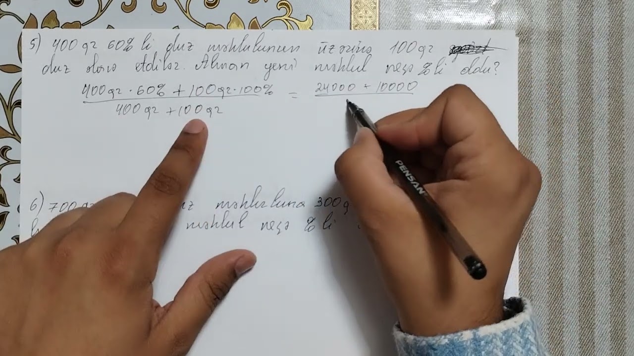 Faiz məsələləri nümunələrlə izah #1k  (@ulvi.muellim )