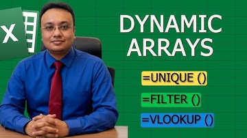 Excel Dynamic Arrays Explained: UNIQUE, FILTER & VLOOKUP in 5 Minutes!