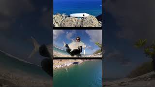 Fishing Top water GTs over Shallow Reef #fishing #fishinglife #lurefishing