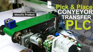 PLC based Pick and Place Automation System Conveyor Transfer