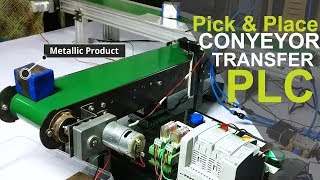 PLC based Pick and Place Automation System Conveyor Transfer