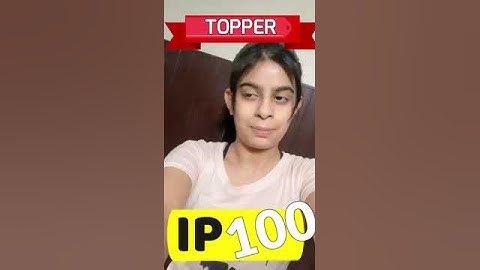 Topper of IP | Scored 100 | Class 12 Boards | Niharika Saini | Bacha Party Review