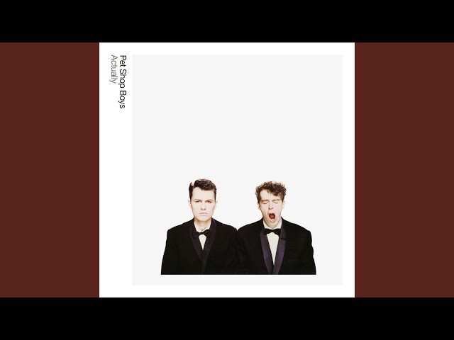 Pet Shop Boys - You Know Where You Went Wrong