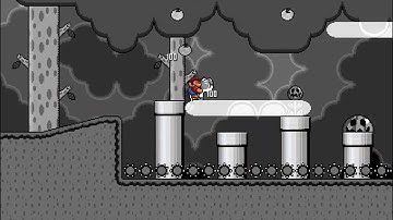 Super Mario Bros. X (SMBX) Custom Level - Colorless Forest