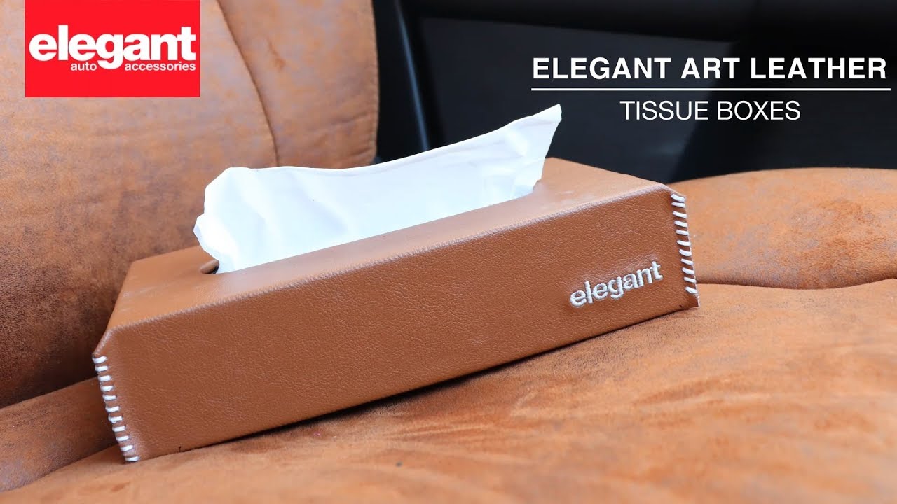 Tissue box for car, car tissue box, Leather Tissue Box