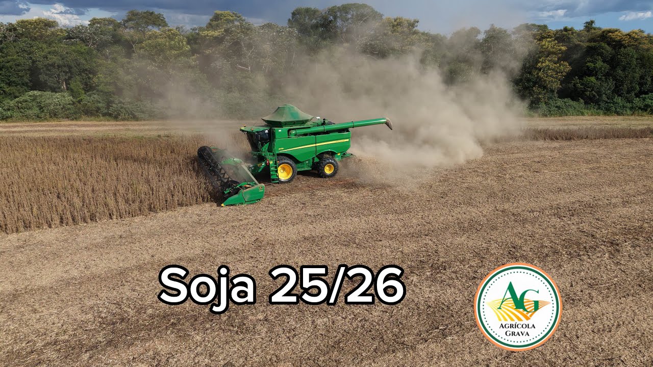 Início da colheita da soja safra 25/26 