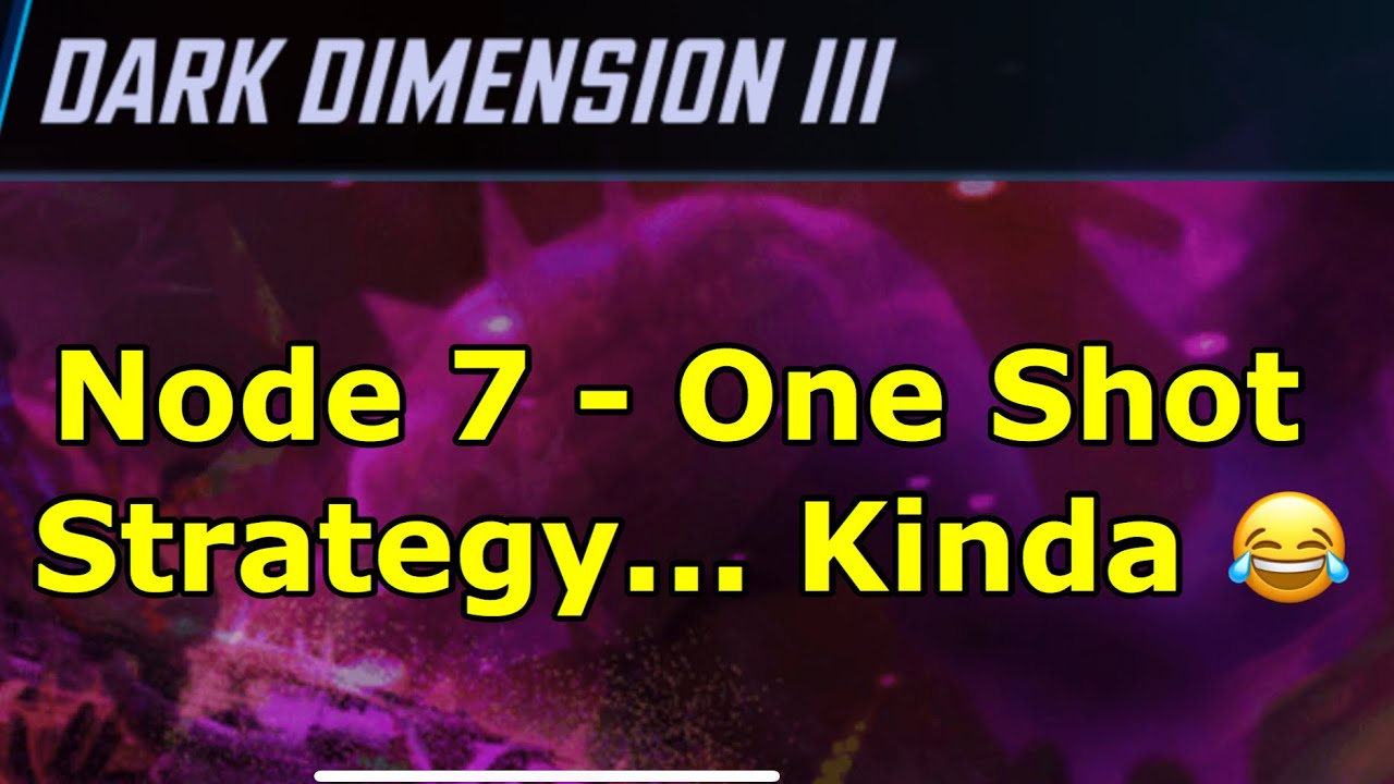 Dark Dimension 3 - Node 7 One Shot Strategy & Walkthrough | DD3 Node 7 | Marvel Strike Force - FTP