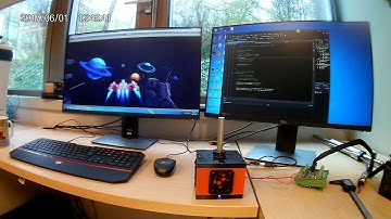 A force-feedback joystick integrated into Unity