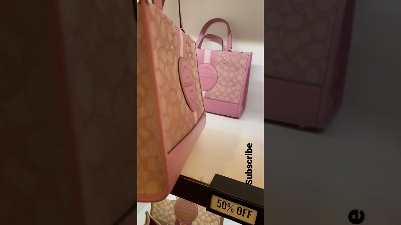 💗 Coach Dempsey Tote 25 & 40 in Signature Jacquard & Coach Dempsey File Bag 💗