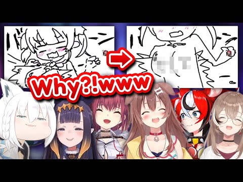 Korone hides Marine's ni〇〇les in creative ways [ Hololiveclip/EngSub ]