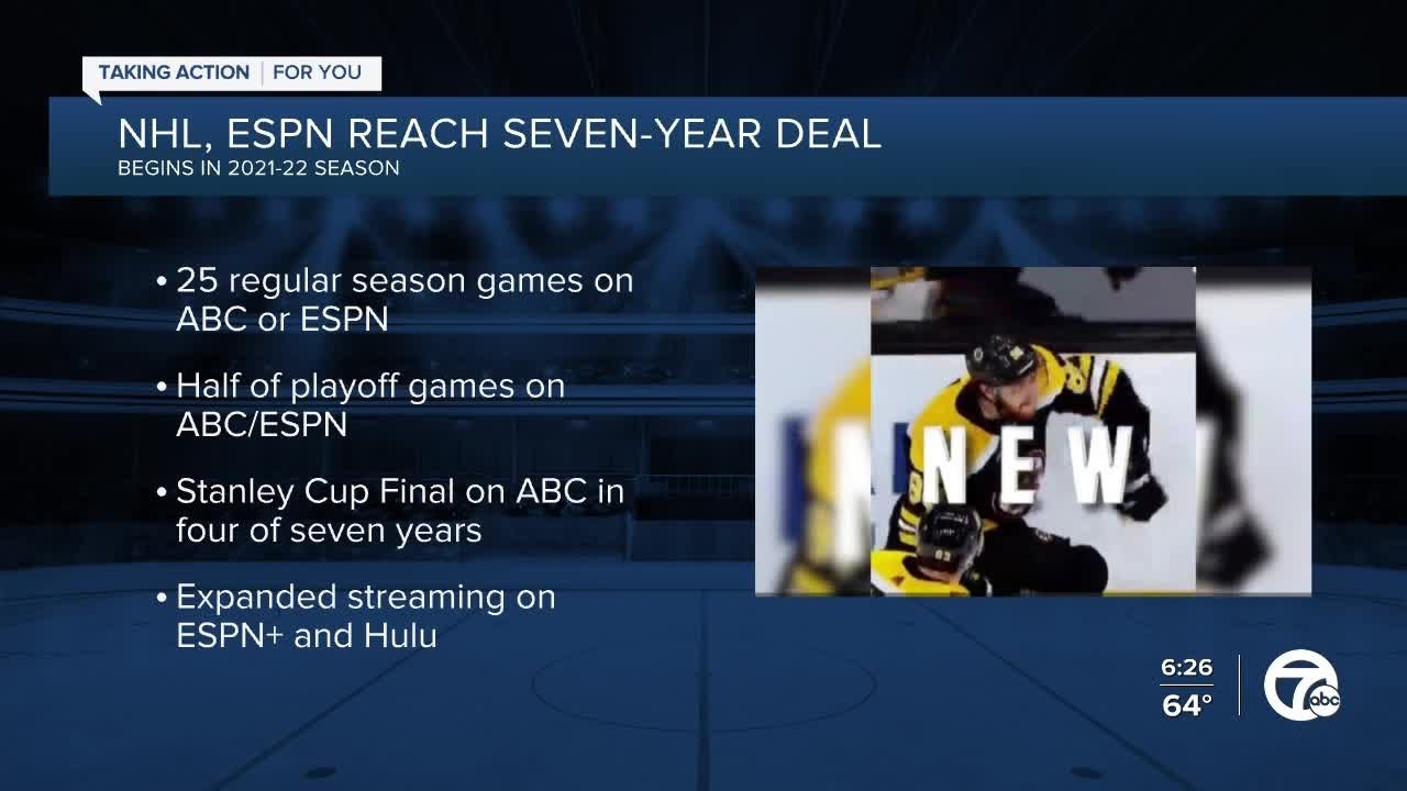 NHL TV deal with ESPN includes games on ABC