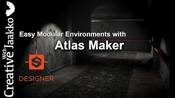 Easy Modular Environment Texturing with Atlas Maker in Substance Designer