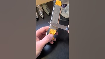 How To Sharpen A Knife With WorkSharp Field Sharpener! 💥 #shorts