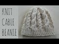 Cable Beanie | Easy Knit Pattern & Tutorial