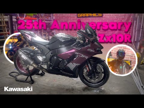 Zx10 r new black covert in 25 anniversary look