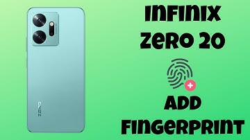 Infinix Zero 20 Fingerprint Scanner Setup & Working || Add Fingerprint