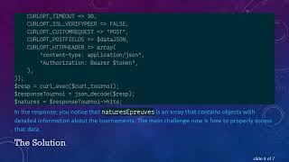 How to Properly Access Nested API Data in PHP: A Guide to naturesEpreuves