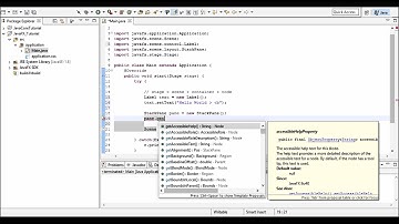 [깜따긔야] 자바FX 3강 글씨 쓰기