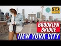 New York City - Brooklyn Bridge 2022 [ 4K ] Walking Video