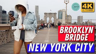 New York City - Brooklyn Bridge 2022 [ 4K ] Walking Video