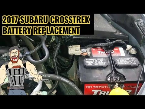 2017 SUBARU CROSSTREK BATTERY REPLACEMENT - YouTube