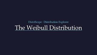 The Weibull Distribution