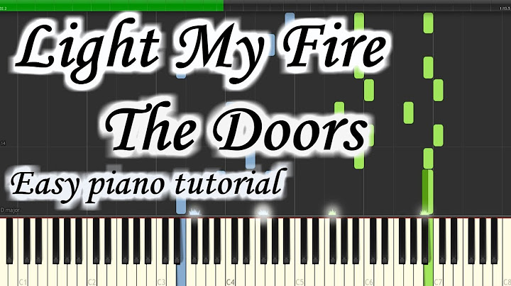 Light My Fire Piano version - Piano performance video thumbnail
