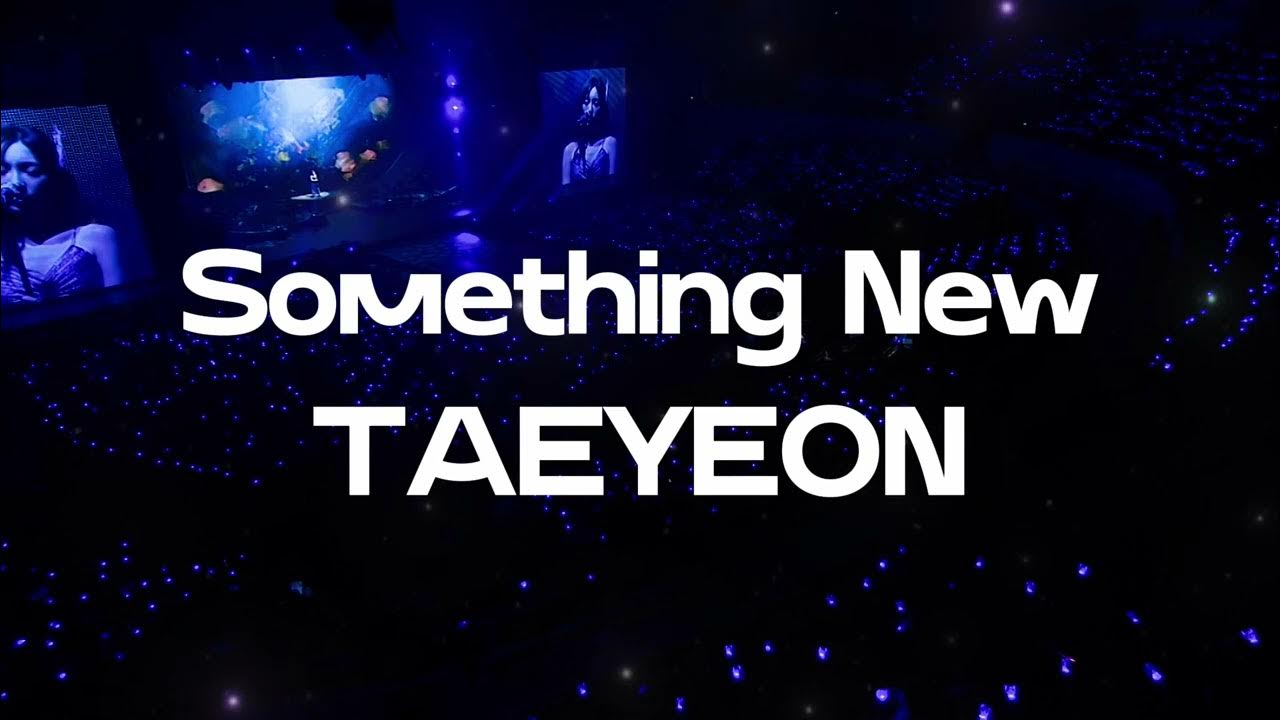 Something New - TAEYEON | Empty Arena | Concert Audio - YouTube