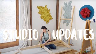 Art Studio Updates, Custom Art Installation, and Sculpture Failure | Studio Vlog