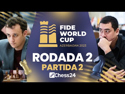 Copa do Mundo de Xadrez 2023 – Rodada 1.1 / Fier, Supi, Evandro, Yago,  Julia, Kathie / VAMO, BRASIL! em 2023