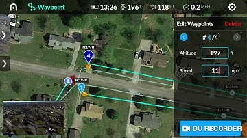 Autel Evo - Using Waypoints & Free Control