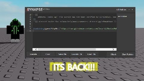 Roblox Synapse X is BACK? | FREE AND KEYLESS (BEST PC EXECUTOR)
