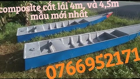 xuồng vỏ lường cắt lái 4,5m mẫu mới có gắn máy rất yêm ₫t0766952171@hoaemnguyenvan