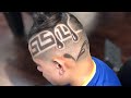 JAY TEE THE BARBER SHOWS HOW TO DO A VERSACE DRIP HAIR DESIGN