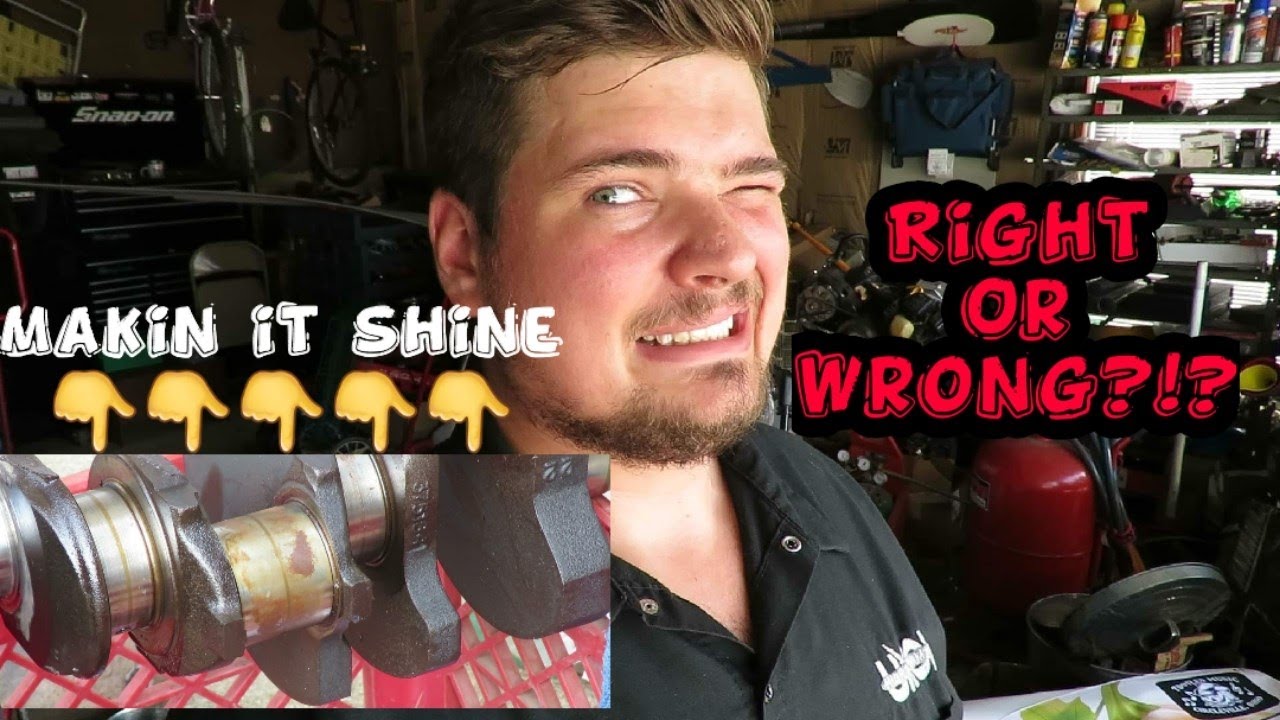 Right or Wrong Cheap Crankshaft Polishing Budget V8 build! YouTube