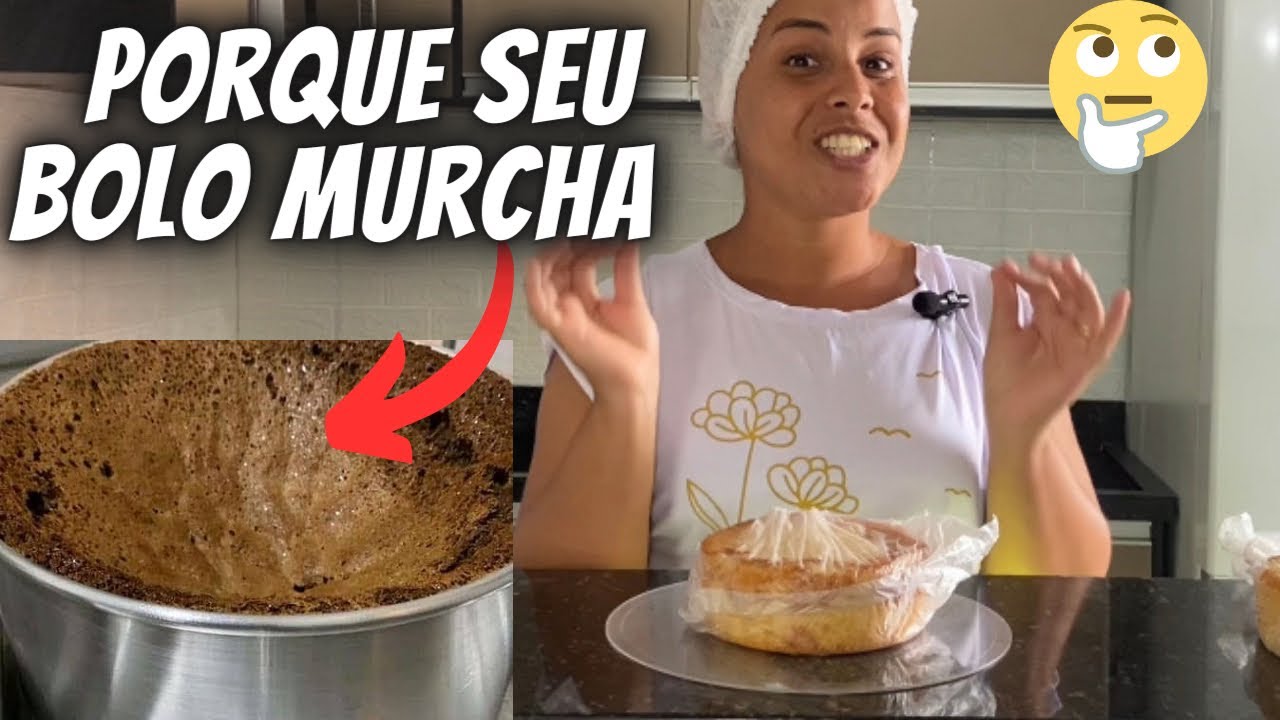 ALGUNS MOTIVOS QUE FAZER SEU BOLO MURCHAR NO MEIO !