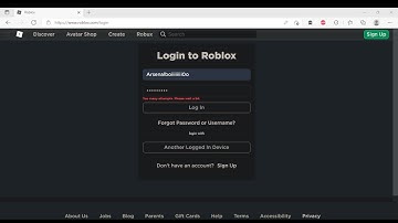 Roblox Too many attempts. Please wait a bit. How to fix