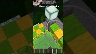 Trampoline in minecraft #minecraft