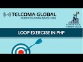 33  PHP Tutorial   Loop Exercise