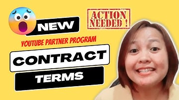 (Action Required) New YouTube Partner Program Contract Conditions for all Monetizing Creators