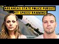 Trooper Nearly Flips Patrol Car During Arkansas High Speed Pursuit; Ramming