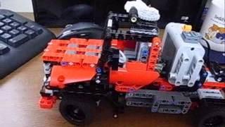 lego technic about 8052B individual red dump truck 001