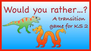 Would you rather game for KS 2 | New Class Transition Activity by Learning with Lisa 2,209 views 1 year ago 3 minutes, 16 seconds