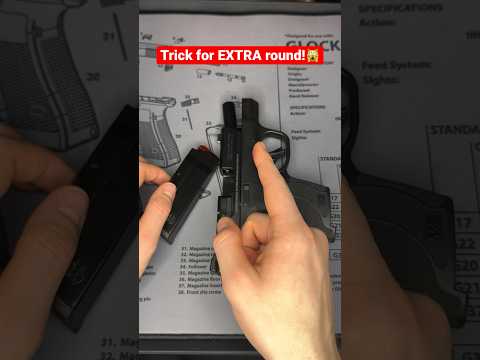 TRICK to load extra bullet 😵 #shorts #demolitionranch #edc