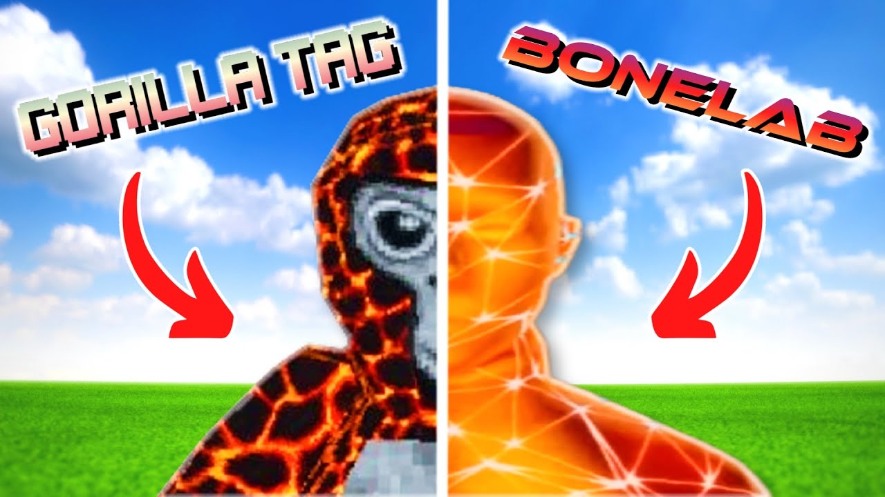 When A Gorilla Tag Player Plays BONELAB - YouTube