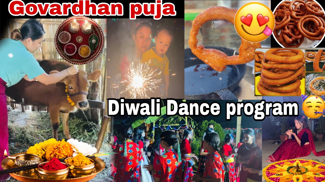 Diwali Dance Program 🎉🥳| Govardhan Puja 🙏￼
