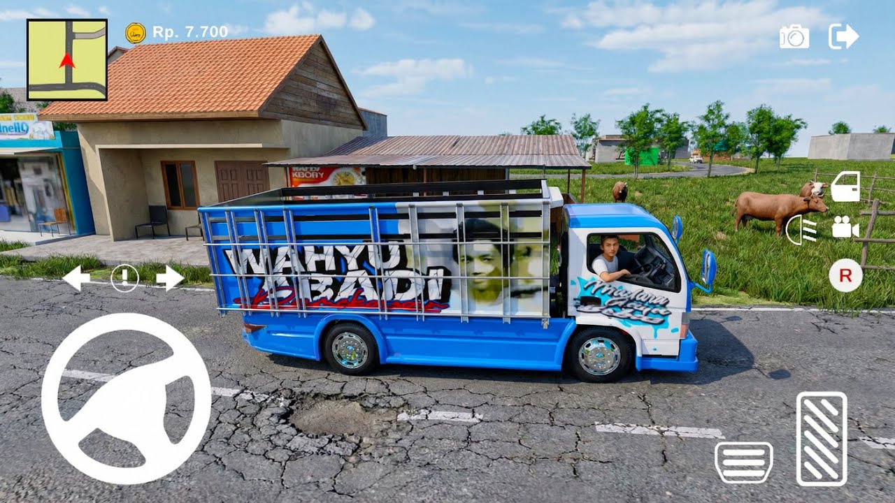 Truk Mitsubishi Canter Wahyu Abadi | BR Truck Driving Simulator ID #3