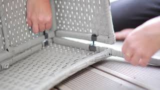 RATTAN PATIO FURNITURE SET ASSEMBLY FROM RATTANTREE!  How to assemble flat pack garden furniture/Ad by Georgina Bisby DIY 10,446 views 2 years ago 3 minutes, 7 seconds